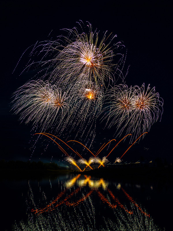 Spain's entry for the Globalfest 2019 Fireworks Competition in Calgary, Alberta, Canada