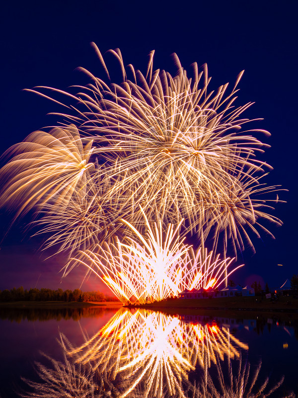 Spain's entry for the Globalfest 2019 Fireworks Competition in Calgary, Alberta, Canada